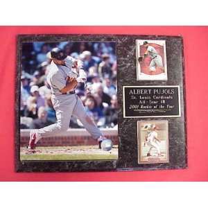  Cardinals Albert Pujols 2 Card Collector Plaque Sports 