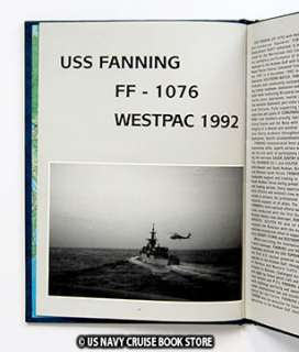 USS FANNING FF 1076 WESTPAC CRUISE BOOK 1992  