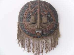 African Art Decorative Luba Style Face Mask (Ghana)  