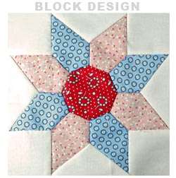 Matildas Own Daisy Days Hexagon Patchwork Templates  