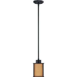  Nuvo 60/3828 Odeon 1 Light Pendant in Aged Bronze