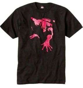 Official Marvel Comics Spider Man black Tee T Shirt NWT  
