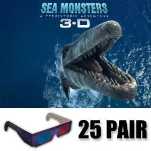  Sea Monsters 3D Glasses Party Pack (OFFICIAL GLASSES ONLY 