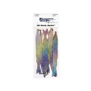  Tournament Cable 3D Stick Baits   Package of 6 Standard 