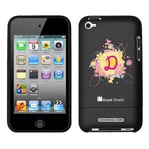  Funky Floral D on iPod Touch 4g Greatshield Case 