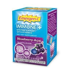 Emergen C Immune Plus System Support Powdered Drink with Vitamin D 