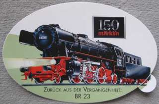 MARKLIN HO Sticker with retro steam loco CL 23   NEW  