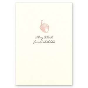  Pink Acorn Letterpress Thank You Thank You Notes Health 