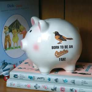  ORIOLES Born To Be Personalized Team Logo PIGGY BANK (6 x 4 