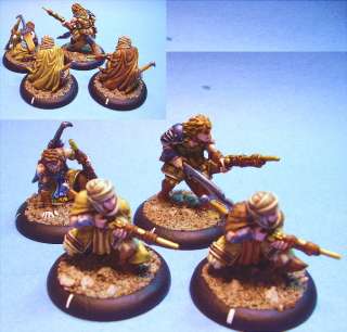 Warmachine painted miniature Idrian Skirmishers (12)  