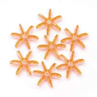 25mm Darice Starflake Beads   144pcs.   14 colors avail  