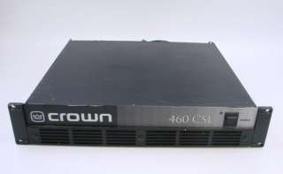 Crown 460 CSL Stereo Power Amplifier Electronic Equipment 230 Watts 