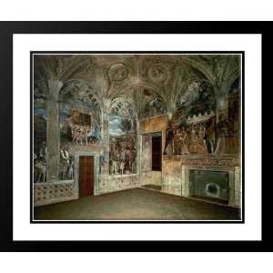 Mantegna, Andrea 23x20 Framed and Double Matted View of the West and 