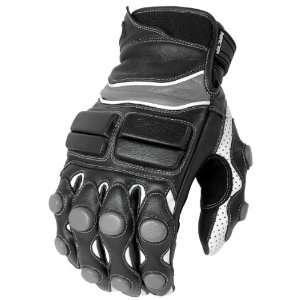   Motorcycle Gloves Gunmetal/Black/White XXL 2XL 556 4606 Automotive