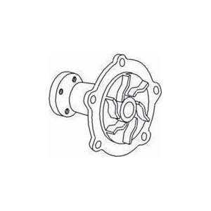  New Re Mfg Water Pump With Hub A157146 Fits CA 2670 