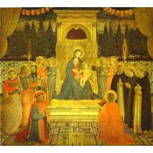  Hand Made Oil Reproduction   Fra Angelico   50 x 46 inches 