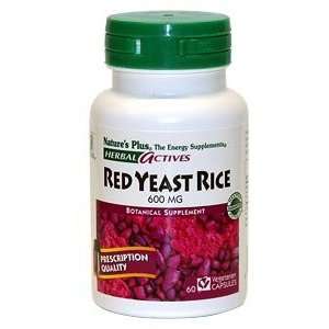  Red Yeast Rice, 600 mg, 60 vegetarian capsules: Health 
