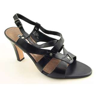 Alfani Carlyle Womens SZ 10 Black Sandals Strappy Open Toe Shoes 