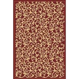  Dynamic Rugs Yazd 2802 330 Red   2 x 7 7: Home & Kitchen