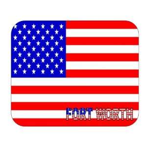  US Flag   Fort Worth, Texas (TX) Mouse Pad Everything 