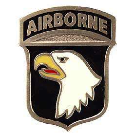 Military Belt Buckle pewter 101st Airborne Division NEW  
