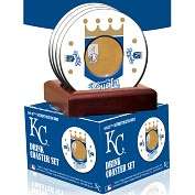 Product Image. Title: Kansas City Royals Coasters with Game Used Dirt 