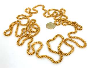 SUPER LONG 22K SOLID GOLD LADIES CHAIN NECKLACE   95.5  
