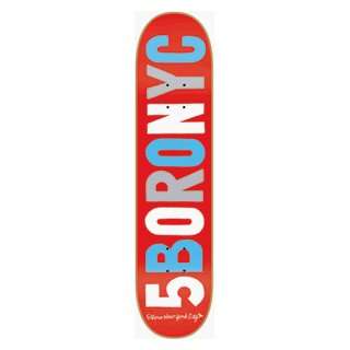  5BORO BLOCK DECK  7.6 RED