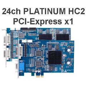  24ch 720fps D1 HC2 PLATINUM PCI Express x1 Hardware 