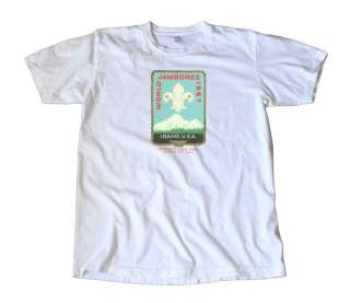 Vintage Boy Scouts 1967 National Jamboree Decal T Shirt  