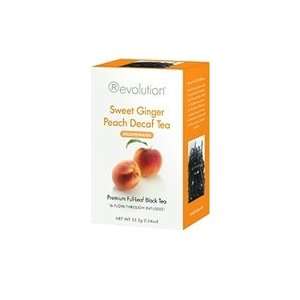 Revolution Sweet Ginger Peach Decaf Tea Grocery & Gourmet Food