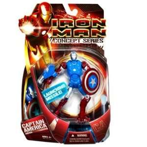 Iron Man Concept Series  Captain America Armor Movie Ironman Figure