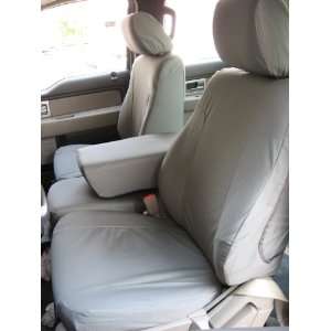   Seats with Solid Center Armrest Custom Exact Seat Covers, Gray