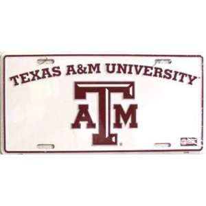   799 Texas A & M University College License Plate   2159: Automotive