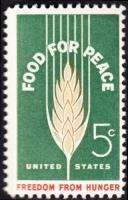   Food For Peace / Freedom From Hunger # 1231 Mint NH   Nice  