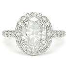 14 D SI2 OVAL CUT DIAMOND ENGAGEMENT RING MICRO PAVE items in LARRY 