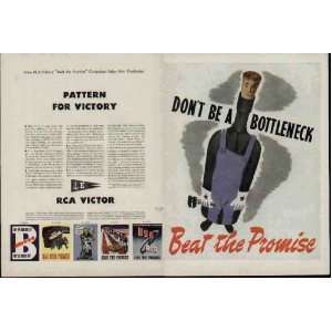   Beat the Promise Campaign Helps War Production.  1942 RCA VICTOR