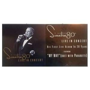  Frank Sinatra 80th   Live In Concert Poster Flat 