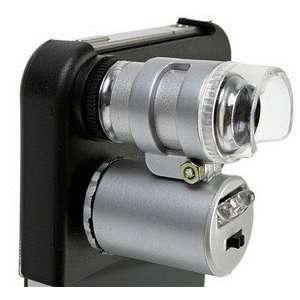  For Apple iPhone 4 60x Magnify Microscope with LED Light 
