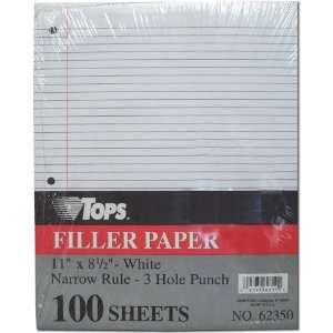  Filler Paper 100 Sheets Toys & Games