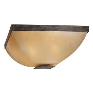   Iron Oxide Flush with Venetian Scavo Glass 6277 357