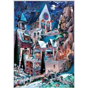   Paul Lamond Games   Castle Of Horror, 2000 Piece Jigsaw Toys & Games