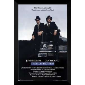  The Blues Brothers FRAMED 27x40 Movie Poster: Home 