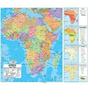  Universal Map 2791828 Africa Advanced Political WallMap 