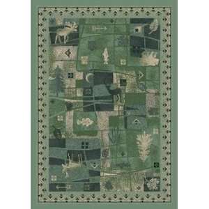  Milliken Signature Deer Trail  Peridot Area Rug 77 