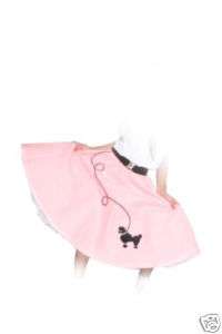 NEW Lt. Pink 50s POODLE SKIRT Youth 10/11/12 yrs  