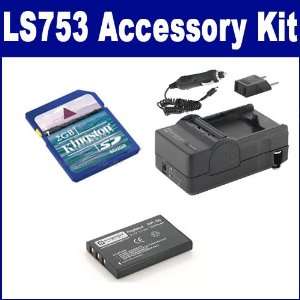Kodak LS753 Digital Camera Accessory Kit includes: SDNP60 Battery, SDM 