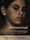 Abnormal Psychology An Integrative Approach, With Infotrac by David H 