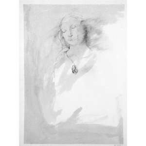  Untitled (Madonna), Original Drawing, Home Decor Artwork 