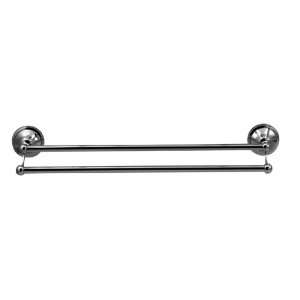  Aqua Brass Serie 3200 24 Double Towel Bar 3204.BN